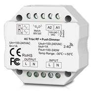 Stmívač RF TRIAC 230V 1.5A 350W vestavný