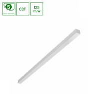 LED lineární design svítidlo přisazené-závěsné 40W 5000 lm CCT change, bílé, záruka 5 let LED lineární design svítidlo přisazené-závěsné 40W 5000 lm CCT change, bílé, záruka 5 let