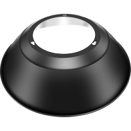 Hliníkový reflektor černý 90° pro HB UFO3SB 200W