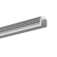Hliníkový profil pro LED pásku, typ kulatý FP-3777, stříbrný, 2 metry