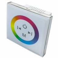 Dotykový ovladač pro RGB LED pásky, bílý, 12V/24V