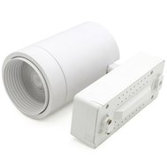LED lištový reflektor s nastavitelným úhlem 10W 1000 lm, jednofázový adaptér, bílý - 3000K/Triac/Ra>90
