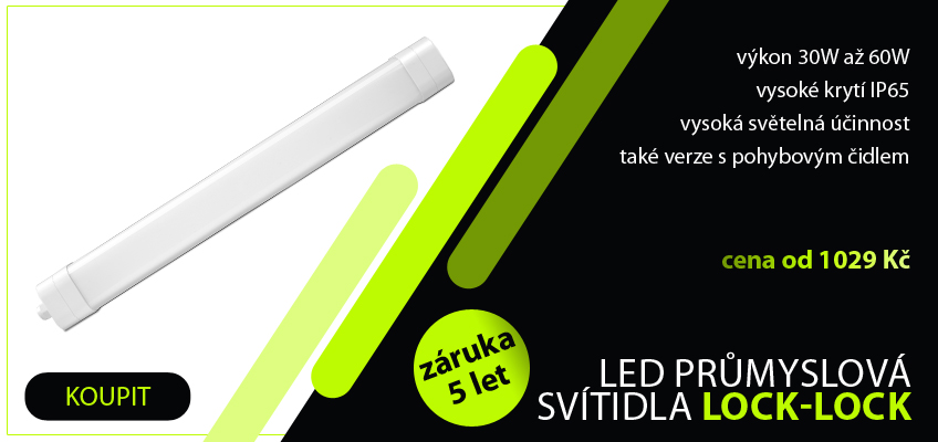 LED lineární svítidla LOCK-LOCK nyní v akci od 1029 Kč