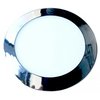 LED mini panel vestavný 24W kruh chrom 2000 lm 3000K
