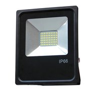 LED reflektor SLIM SMD IP66 černý 30W 4500K